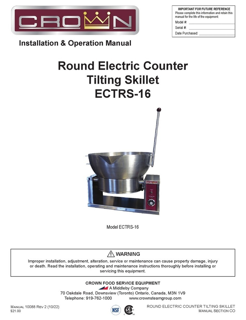 Crown ECTRS-16 Installation & operation manual