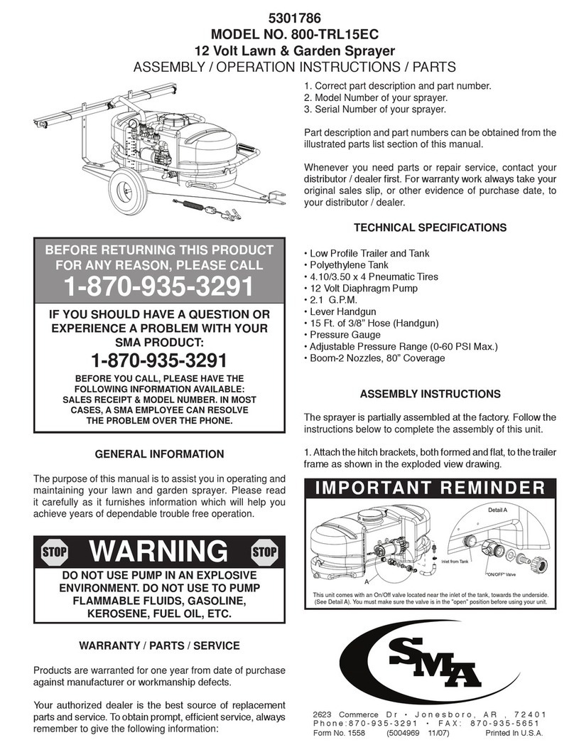 SMA 800-TRL15E Parts list manual