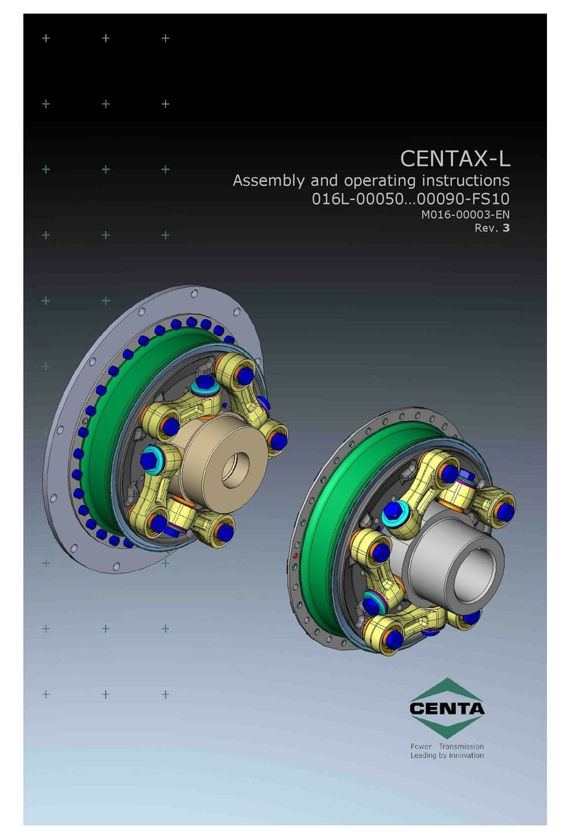 Centa CENTAX-L Assembly and operating instructions