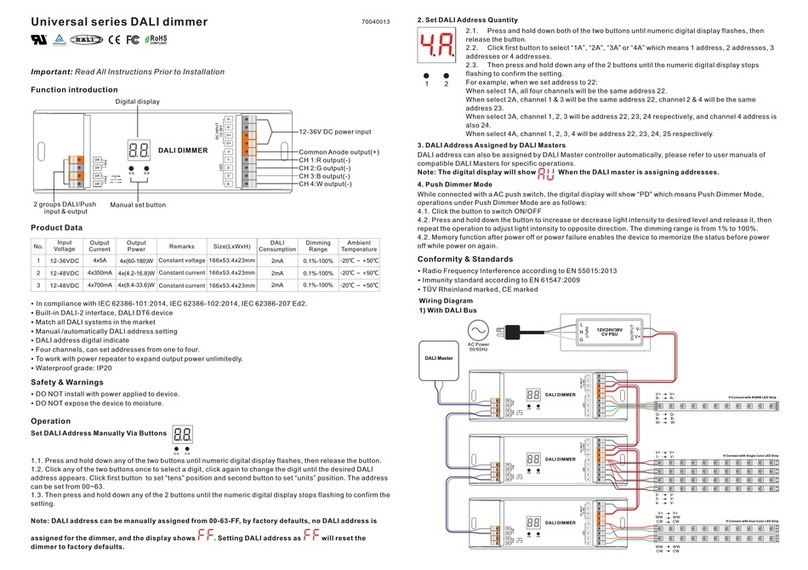 Sunricher Universal Series quick start guide