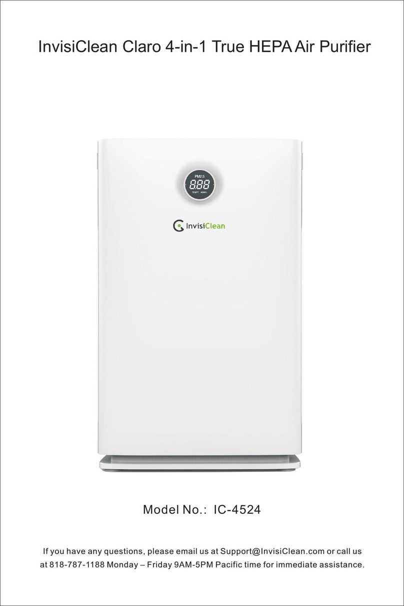 INVISICLEAN Claro IC-4524 manual