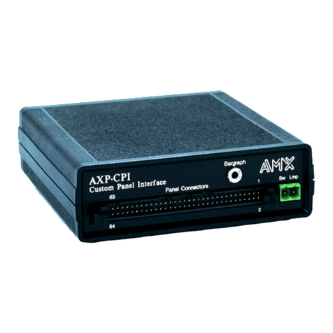 AMX AXP-CPI User manual