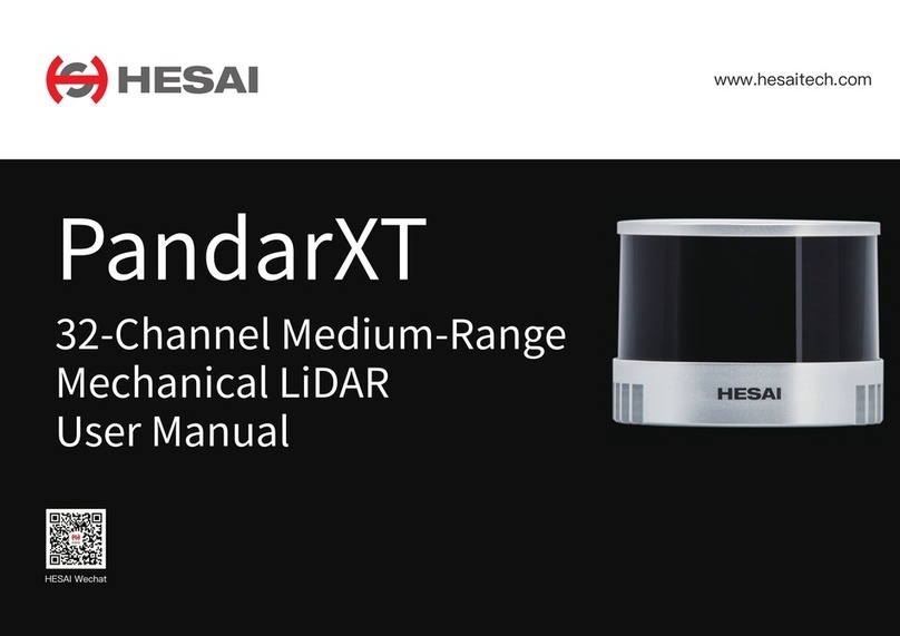 Hesai PandarXT User manual