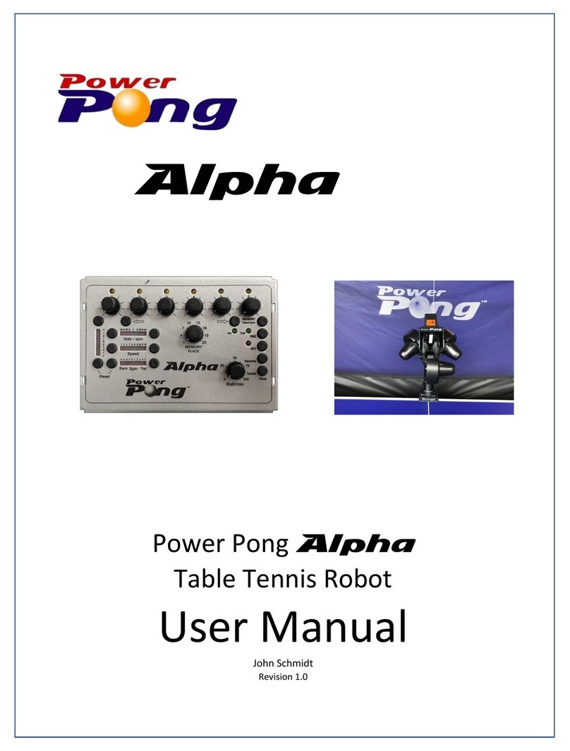 Alpha Power Pong user manual