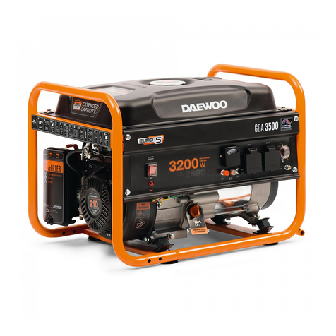 Daewoo GDA 3500 User manual