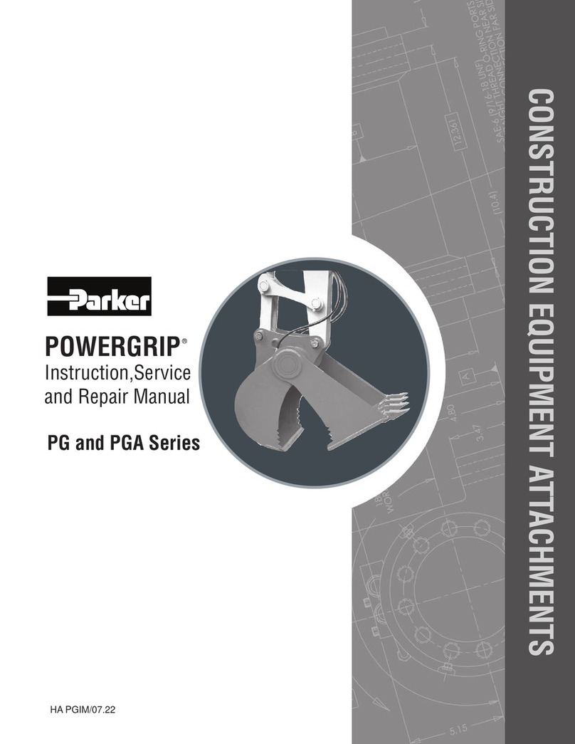 Parker POWERGRIP PG Series Service and repair manual