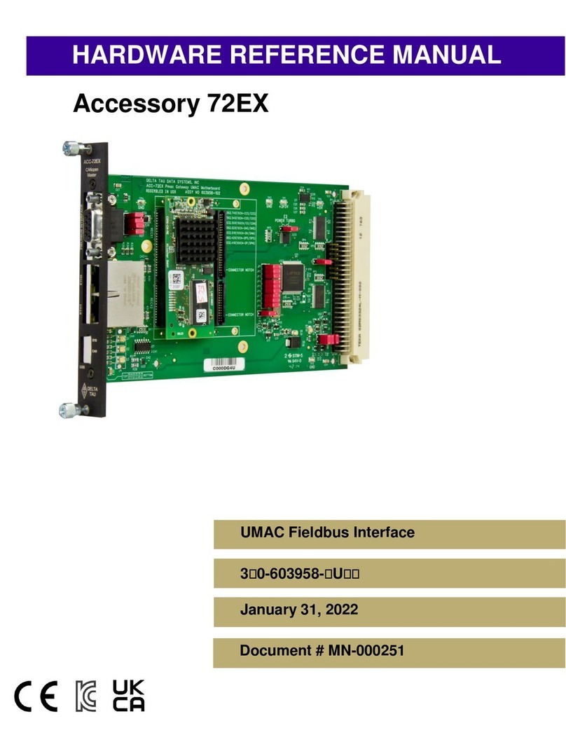 Delta Tau ACC-72EX Hardware reference manual