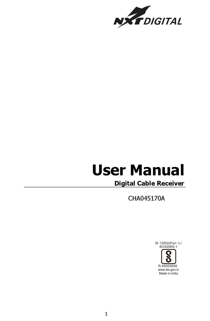 NXT Digital CHA045170A user manual