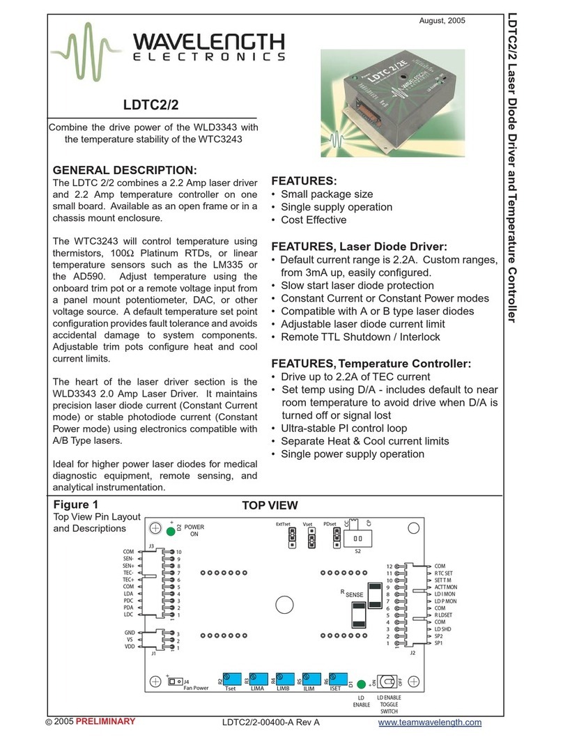 Wavelength Electronics LDTC2/2 User manual
