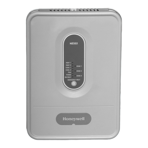 Honeywell TRUEZONE HZ322 User manual