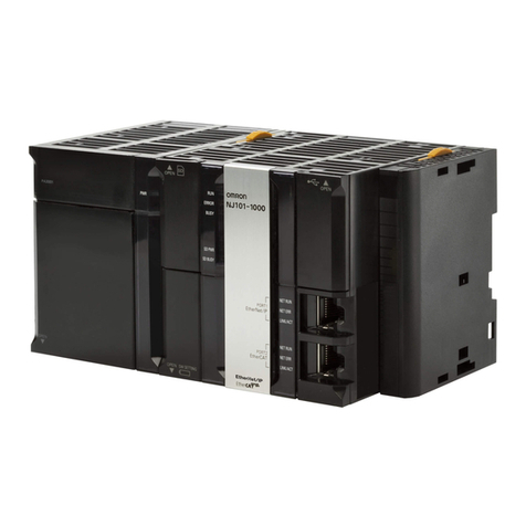 Omron sysmac EtherCAT NJ101 Series Instruction Manual