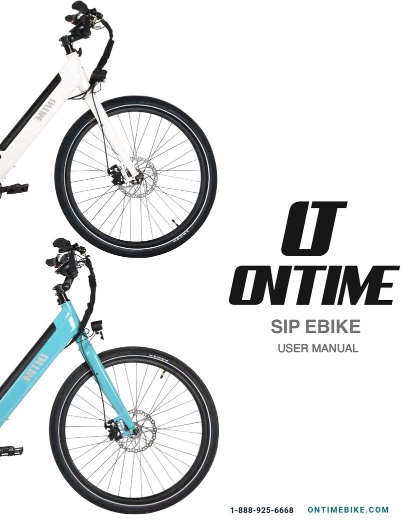 ontime SIP EBIKE User manual