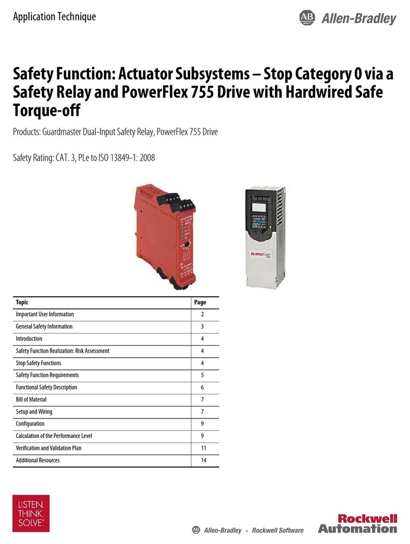 Rockwell Automation Allen-Bradley Guardmaster Dual-Input Safety... User guide