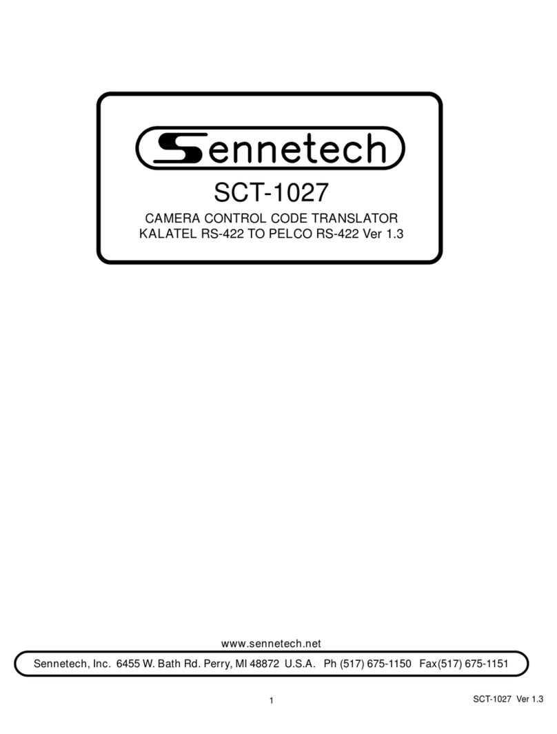 Sennetech SCT-1027 manual