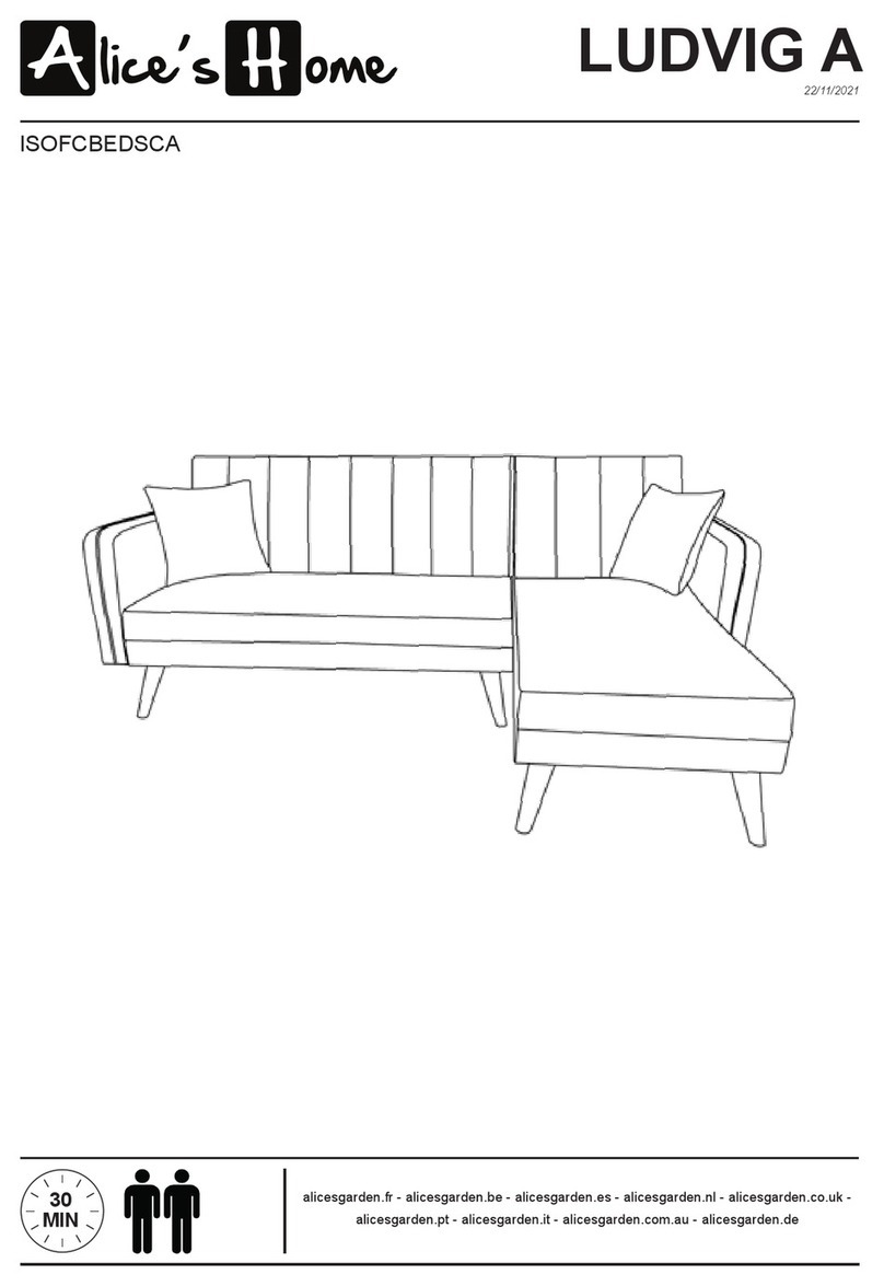 Alice's Home LUDVIG A ISOFCBEDSCA User manual Alice's Home LUDVIG A ISOFCBEDSCA User manual