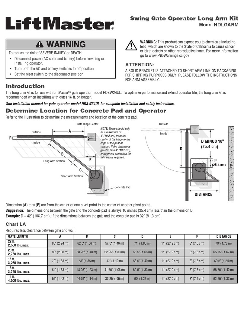Chamberlain HDLGARM User manual