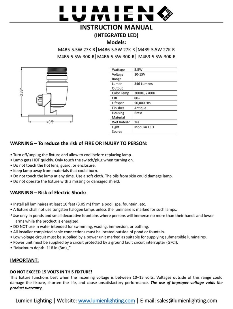 LUMIEN M4B5-5.5W-27K-R User manual