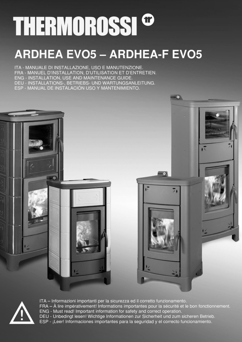 THERMOROSSI ARDHEA EVO5 Installation and operating instructions