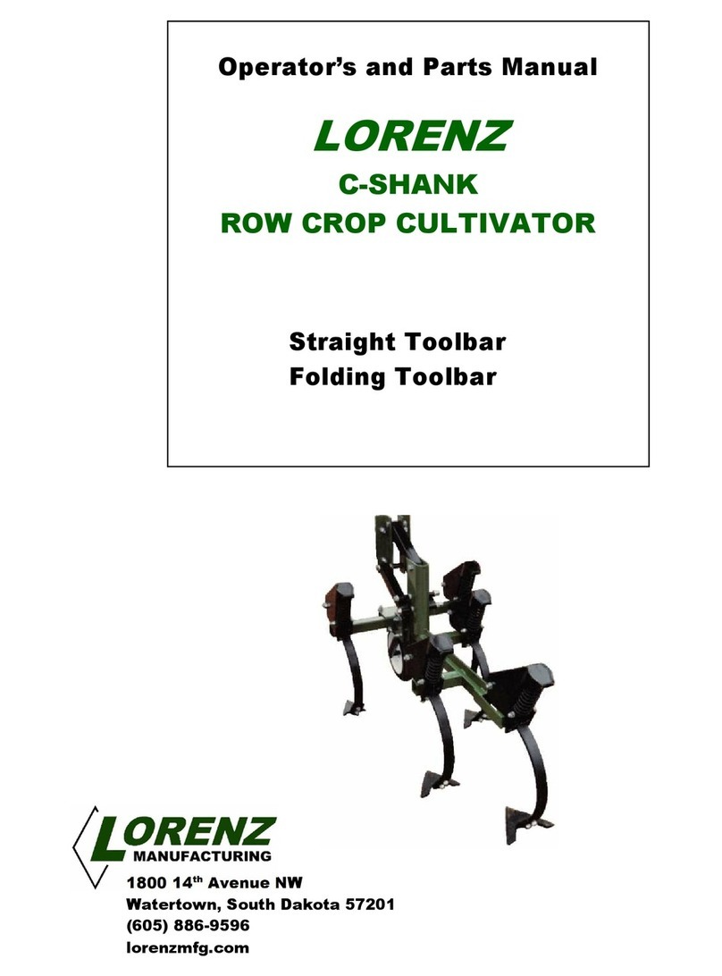 Lorenz 7S509 Operator and parts manual