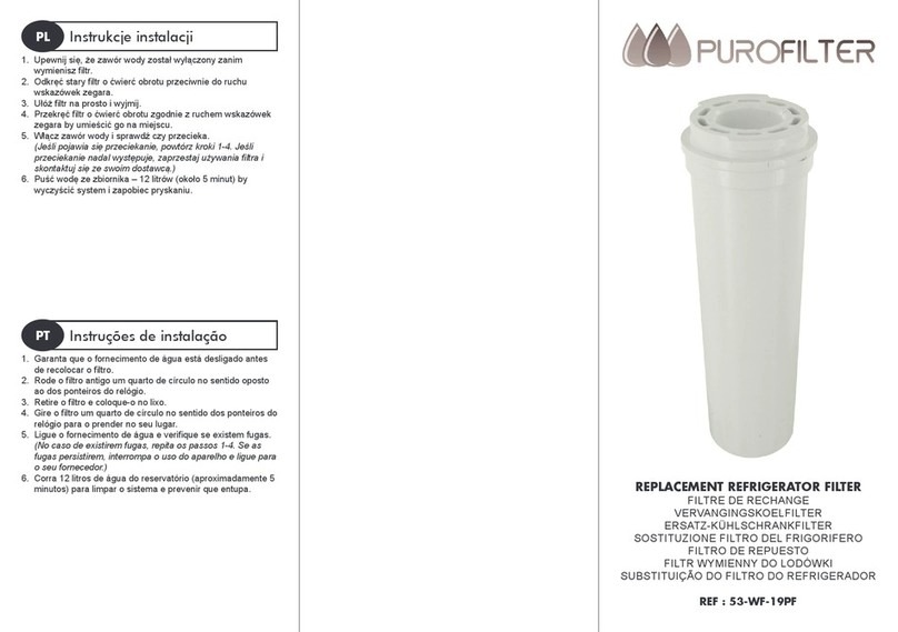 Purofilter 53-WF-19PF installation instructions Purofilter 53-WF-19PF installation instructions