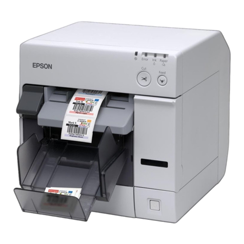 Epson ColorWorks C3400 User manual