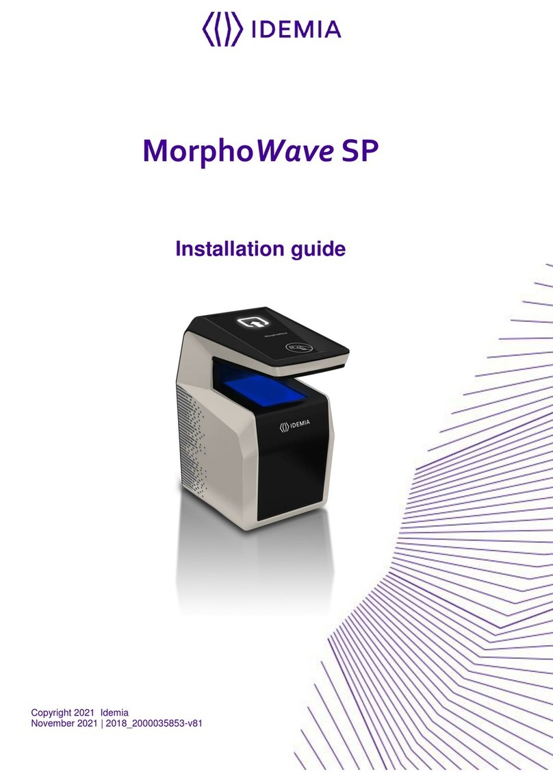 Idemia MorphoWave SP installation guide Idemia MorphoWave SP installation guide