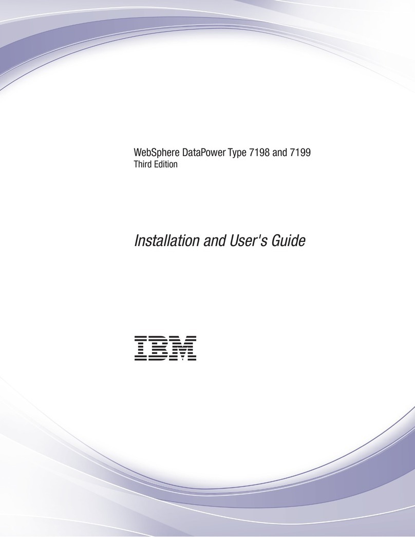 IBM WebSphere DataPower 7198 Installation and user guide
