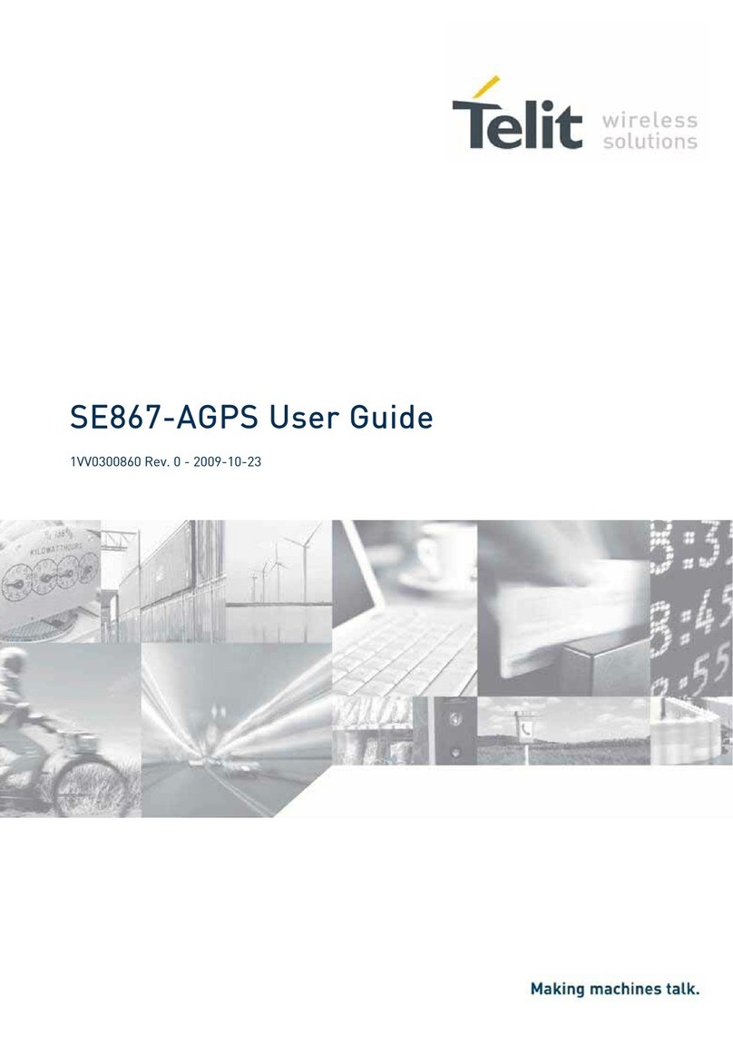 Telit Wireless Solutions SE867-AGPS user guide