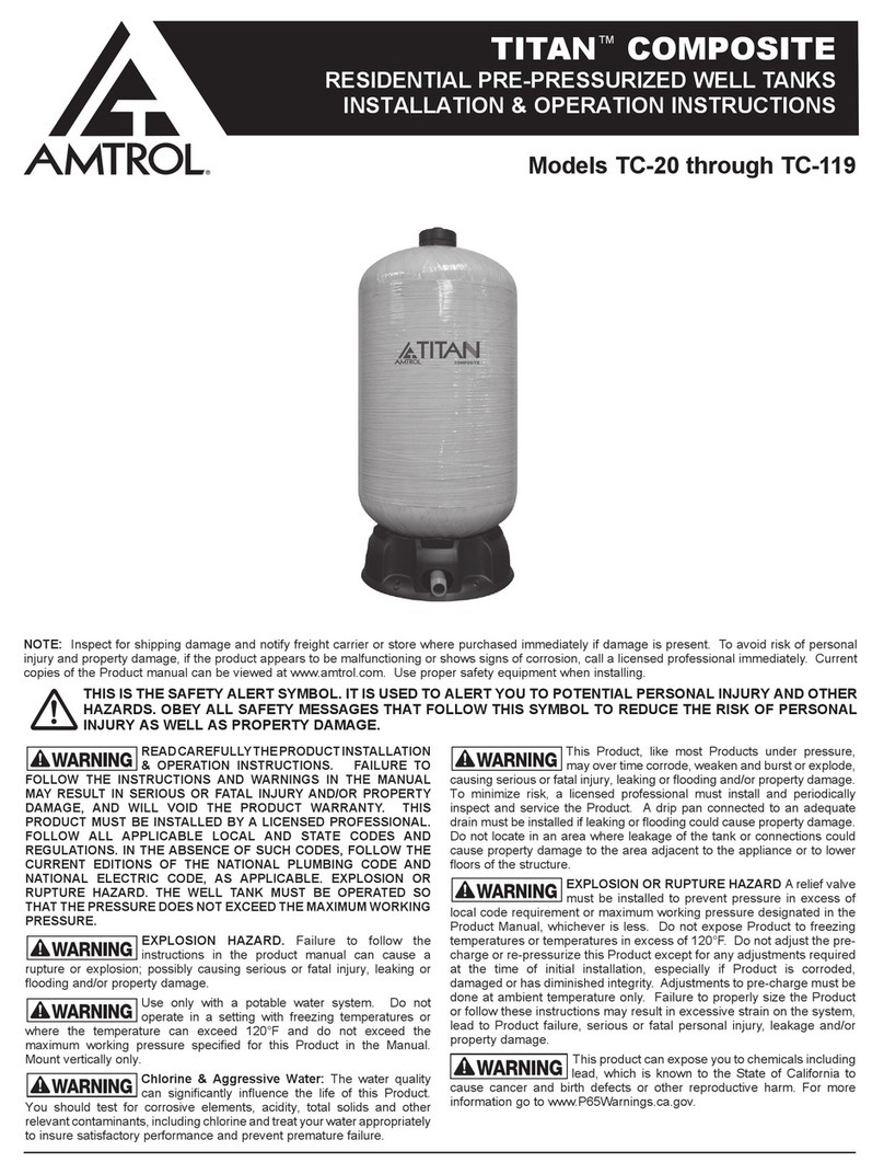 Amtrol TITAN TC-20 instruction manual