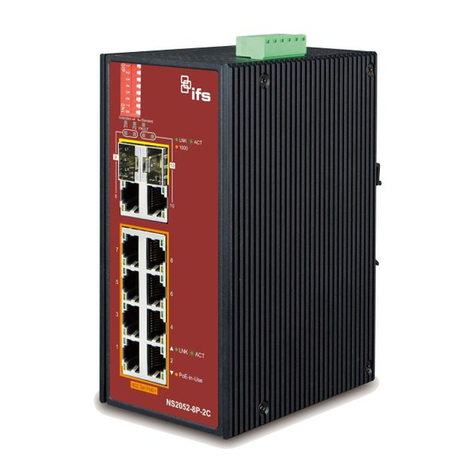 ifs NS2052-8P-2C user manual