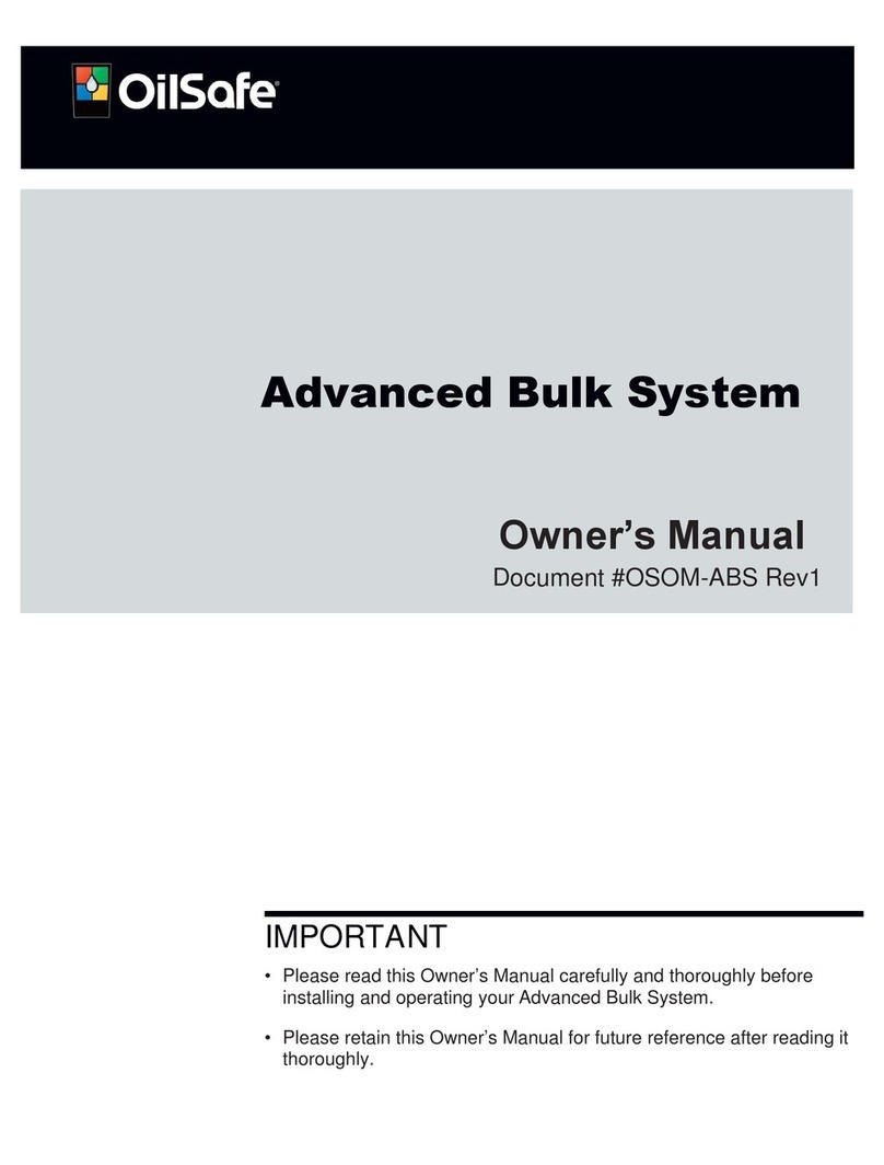 OilSafe Advanced Bulk System owner's manual
