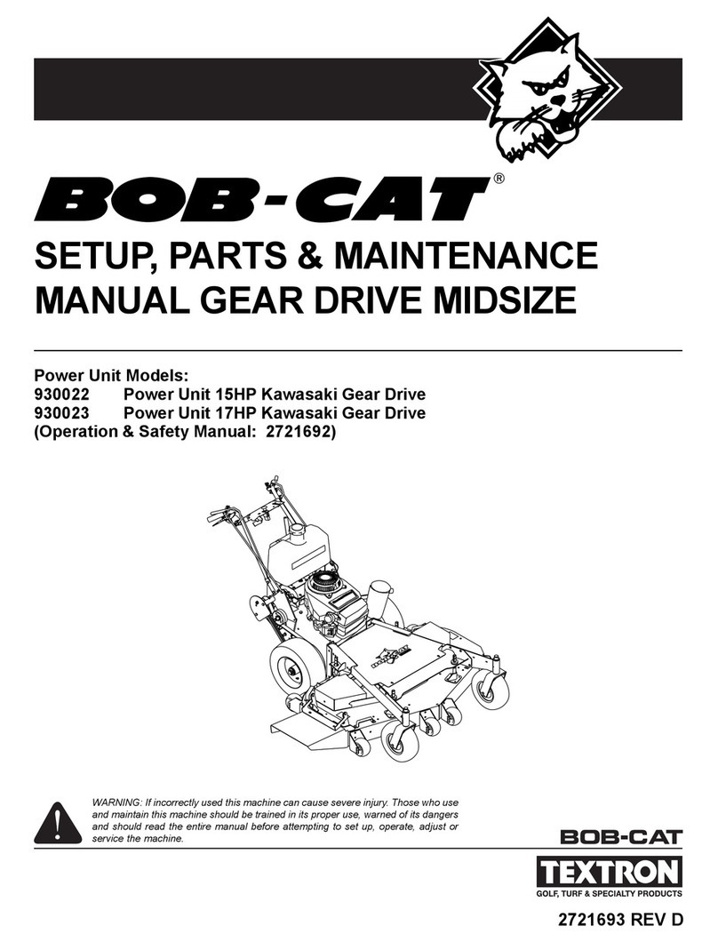Textron BOB-CAT 930022 User manual