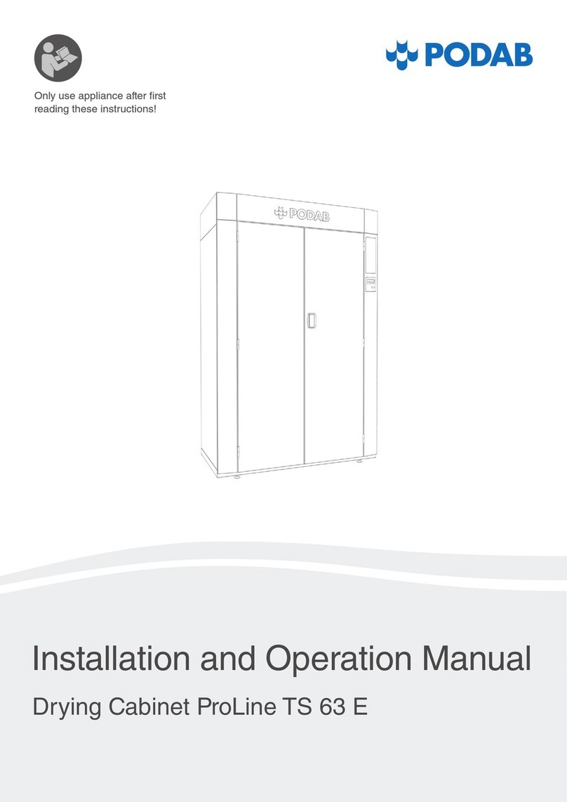 Podab ProLine TS 63 E User manual