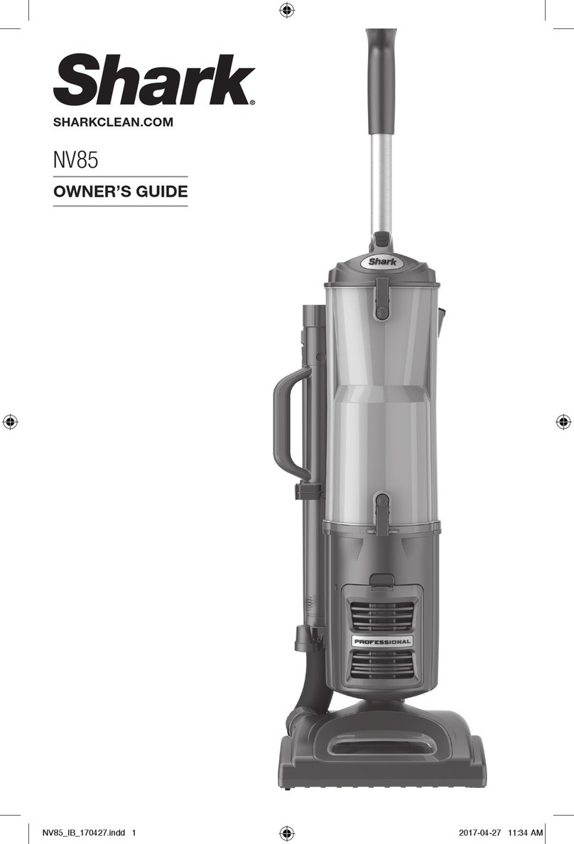 Shark NV85 User manual