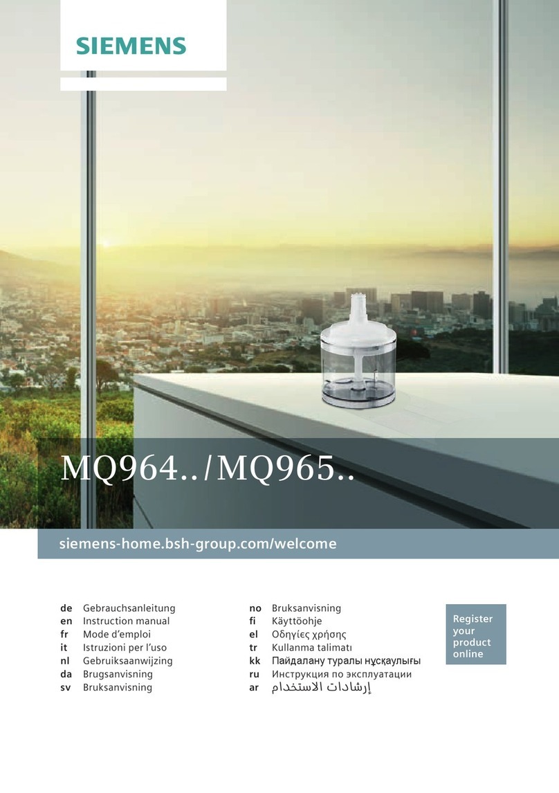 Siemens MQ964 Series User manual