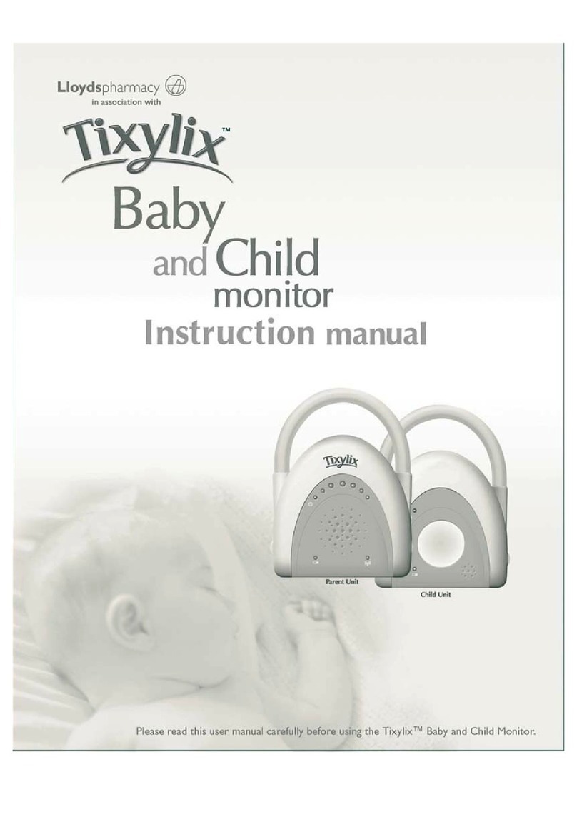 Lloydspharmacy Tixylix Baby and Child Monitor instruction manual