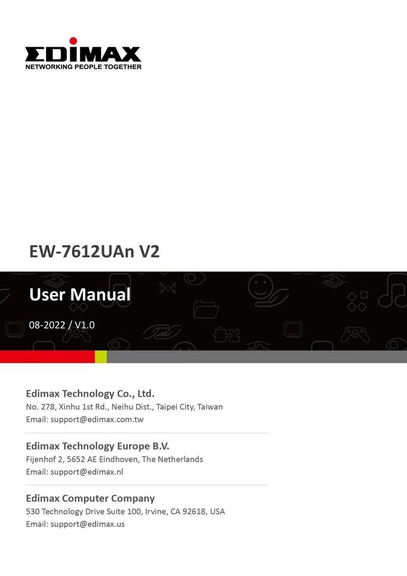 Edimax EW-7612UAn V2 User manual