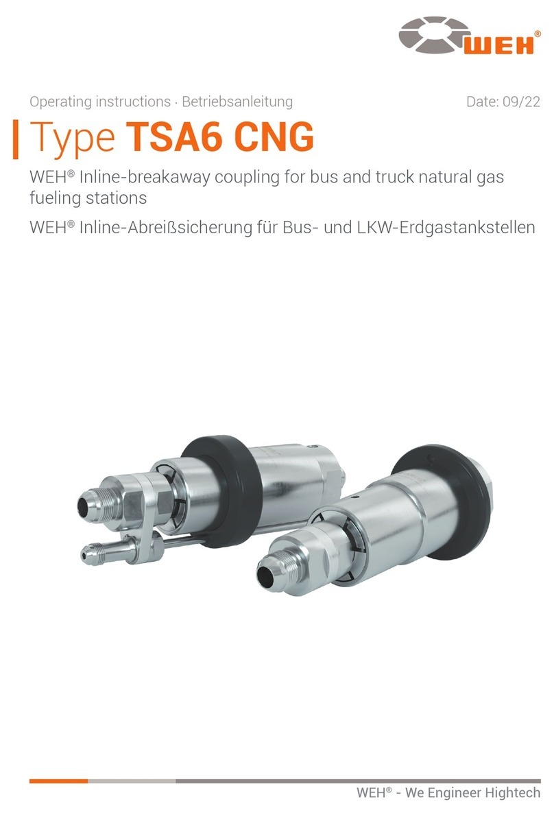 Weh TSA6 CNG operating instructions Weh TSA6 CNG operating instructions