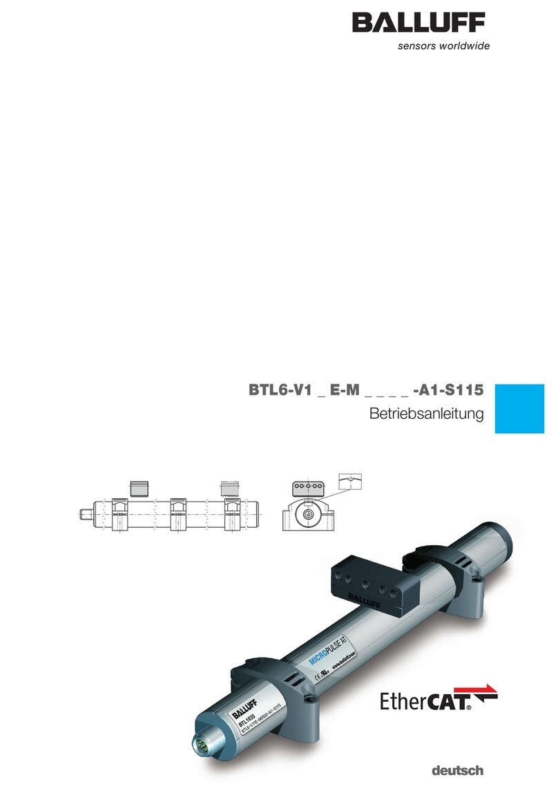 Balluff BTL6-V1 E-M Series user manual