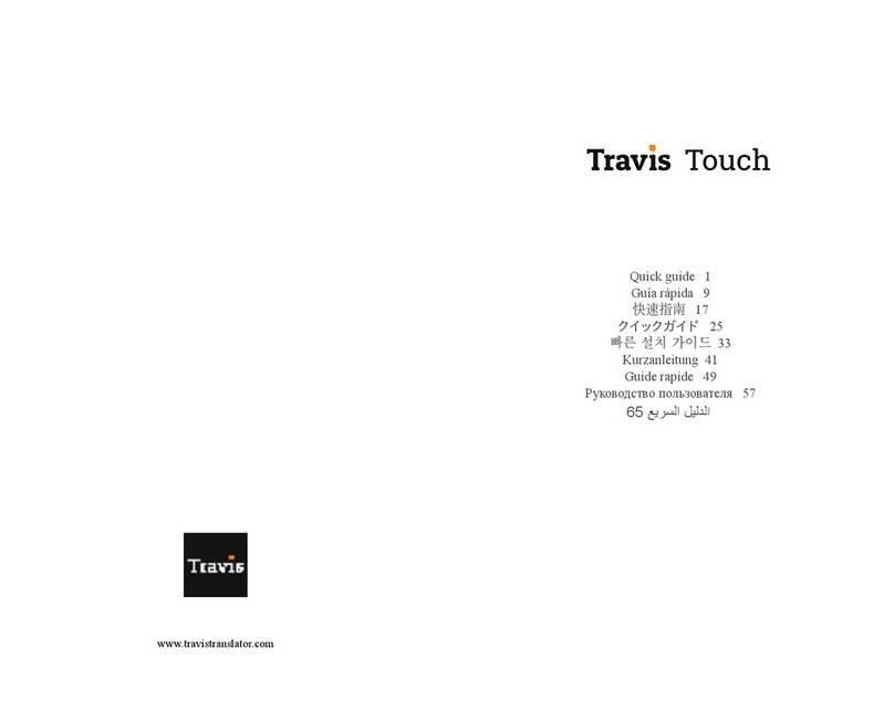 Travis Industries TT201 quick guide