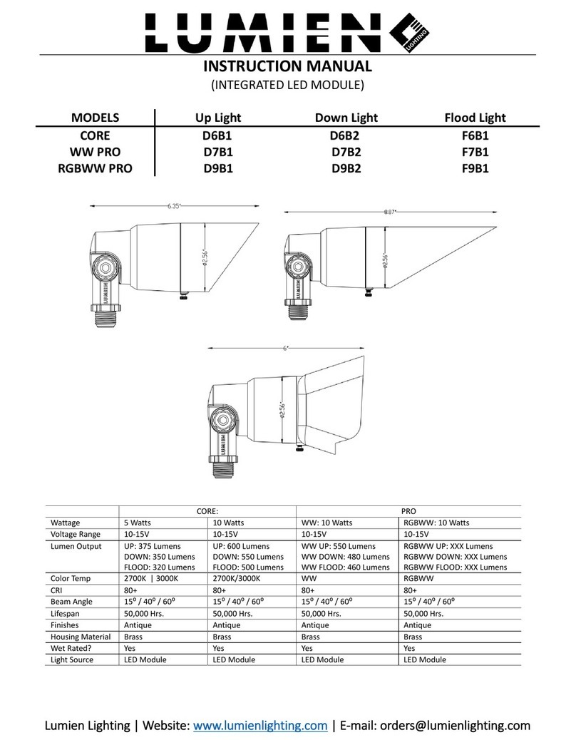 LUMIEN CORE D6B1 User manual
