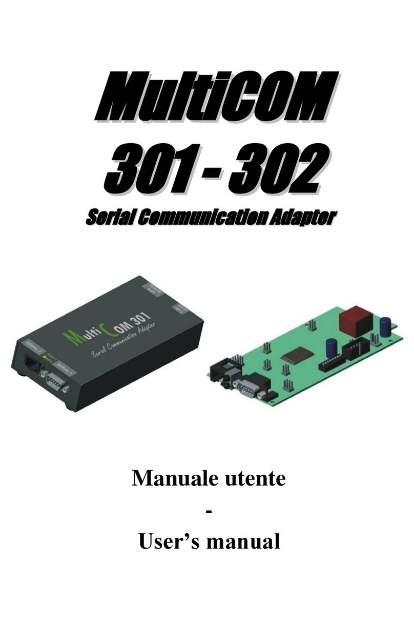 Riello MultiCOM 301 user manual