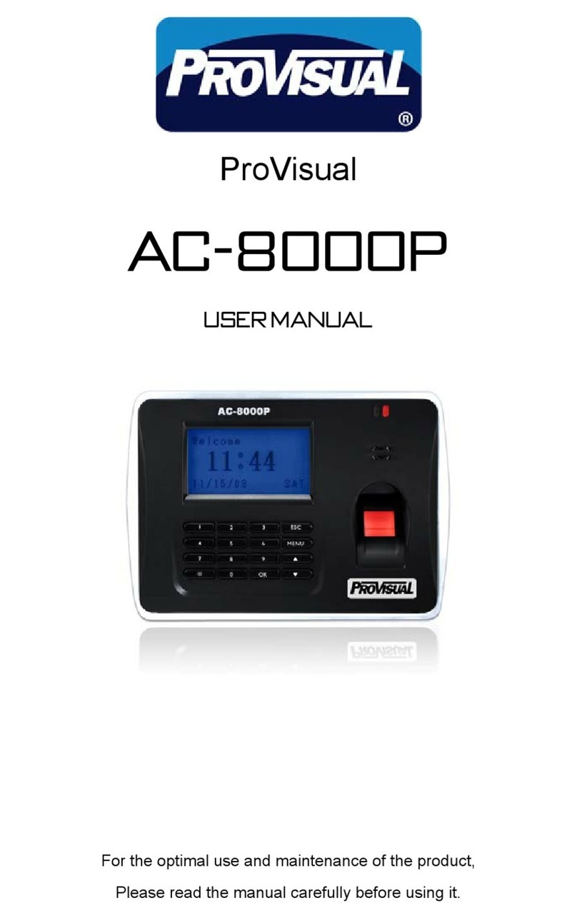 ProVisual AC-8000P User manual