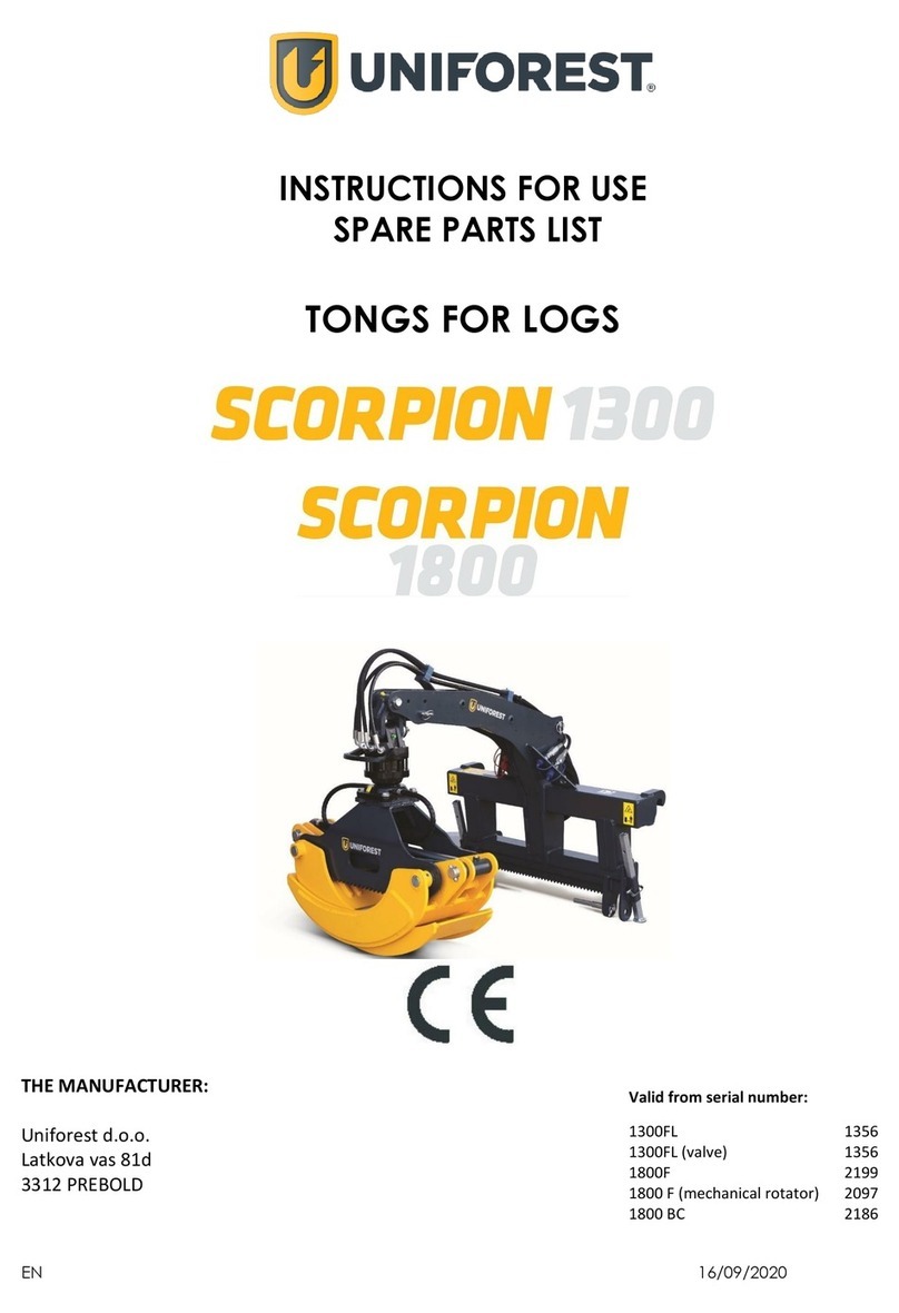 Uniforest SCORPION 1300 Instructions for use