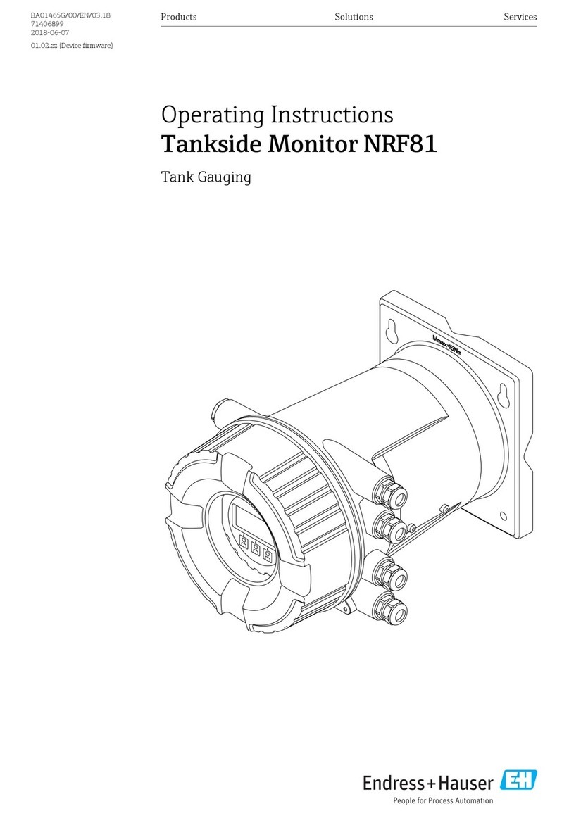 Endress+Hauser NRF81 operating instructions
