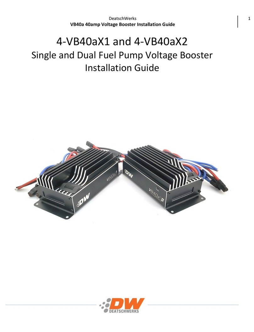 DeatschWerks 4-VB40aX1 installation guide