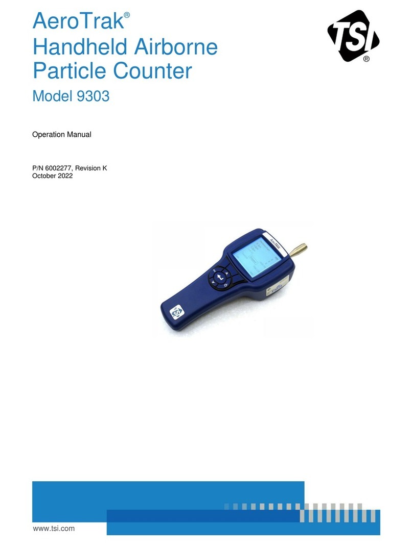 TSI Instruments Aerotrak 9303 Operation manual TSI Instruments Aerotrak 9303 Operation manual