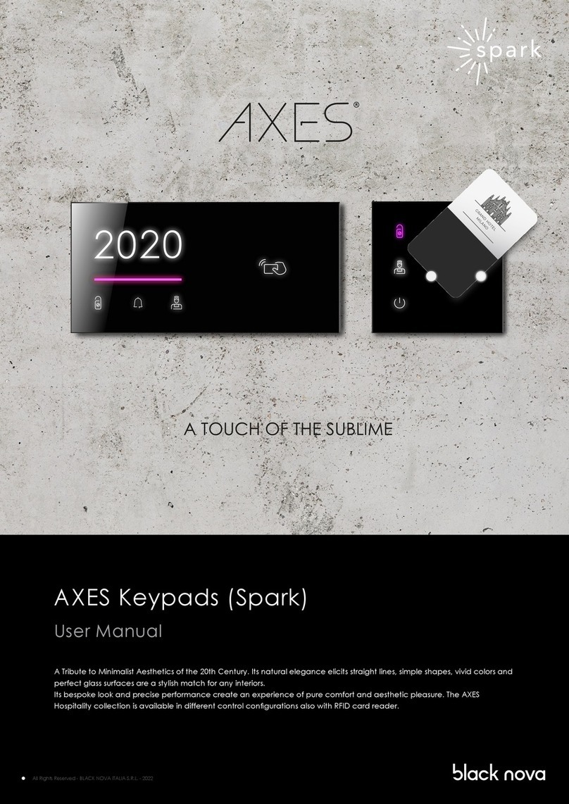 Black Nova AXES Spark User manual