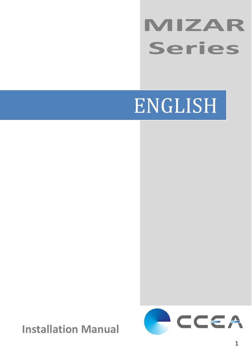 CCEA MIZAR Series User manual