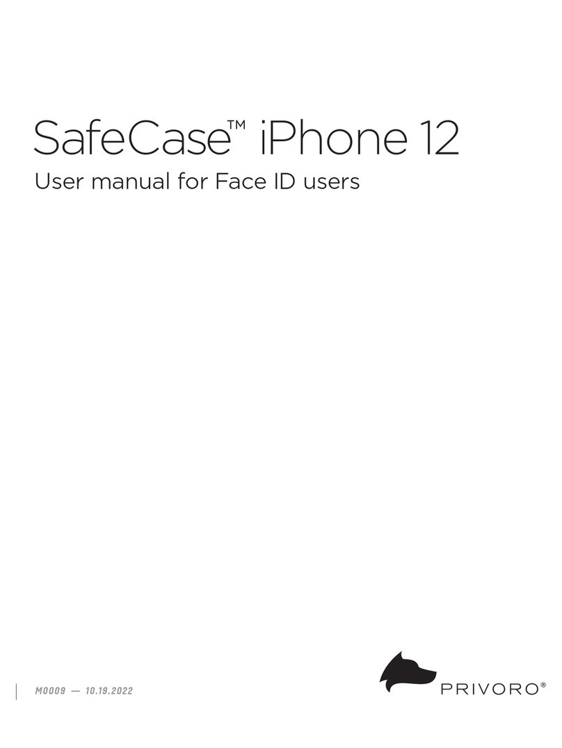 Privoro SafeCase iPhone 12 user manual